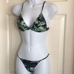 Jungle leaf bikini